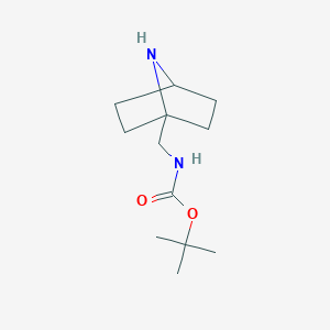 tert-butyl N-({7-azabicyclo[2.2.1]heptan-1-yl}methyl)carbamate