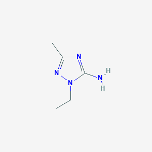 molecular formula C5H10N4 B2550644 1-Ethyl-3-methyl-1H-1,2,4-triazol-5-amin CAS No. 1249430-93-0