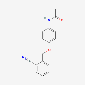 N-{4-[(2-cyanobenzyl)oxy]phenyl}acetamide
