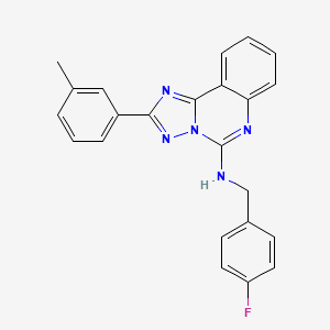 N-(4-fluorobenzyl)-2-(3-methylphenyl)[1,2,4]triazolo[1,5-c]quinazolin-5-amine
