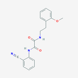 N1-(2-cyanophenyl)-N2-(2-methoxyphenethyl)oxalamide
