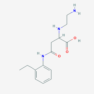 2-(2-Aminoethylamino)-4-(2-ethylanilino)-4-oxobutanoic acid