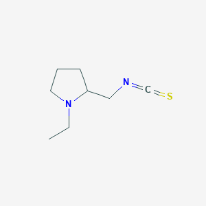 molecular formula C8H14N2S B2550729 1-Ethyl-2-(isothiocyanatomethyl)pyrrolidine CAS No. 51218-09-8