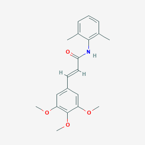 molecular formula C20H23NO4 B255073 N-(2,6-dimethylphenyl)-3-(3,4,5-trimethoxyphenyl)acrylamide 
