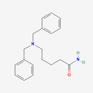 molecular formula C19H24N2O B2550769 5-(Dibenzylamino)pentanamide CAS No. 137089-43-1