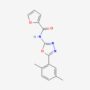 N-(5-(2,5-dimethylphenyl)-1,3,4-oxadiazol-2-yl)furan-2-carboxamide