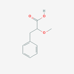 molecular formula C10H12O3 B2550792 2-Methoxy-3-phenylpropanoic acid CAS No. 78814-96-7