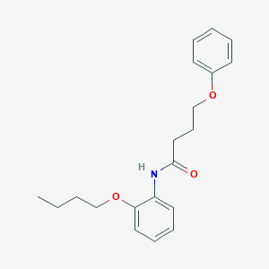 molecular formula C20H25NO3 B255080 N-(2-butoxyphenyl)-4-phenoxybutanamide 