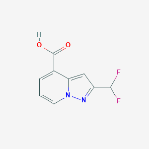 2-(Difluoromethyl)pyrazolo[1,5-a]pyridine-4-carboxylic acid