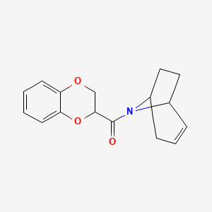 (1R,5S)-8-azabicyclo[3.2.1]oct-2-en-8-yl(2,3-dihydrobenzo[b][1,4]dioxin-2-yl)methanone