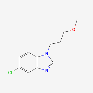 molecular formula C11H13ClN2O B2550848 5-Chloro-1-(3-methoxypropyl)benzimidazole CAS No. 1243638-76-7