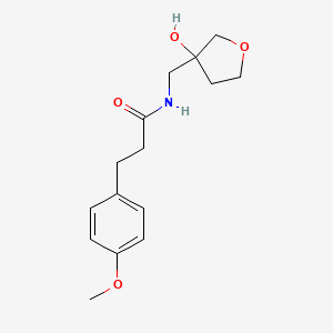molecular formula C15H21NO4 B2550887 N-((3-羟基四氢呋喃-3-基)甲基)-3-(4-甲氧基苯基)丙酰胺 CAS No. 1916641-32-1