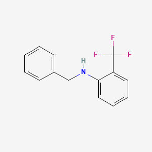 molecular formula C14H12F3N B2550889 N-Benzyl-2-(trifluoromethyl)aniline CAS No. 852635-14-4