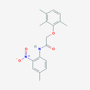 N-{2-nitro-4-methylphenyl}-2-(2,3,6-trimethylphenoxy)acetamide