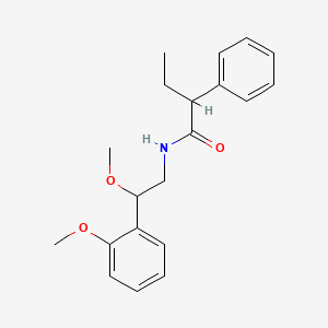molecular formula C20H25NO3 B2550898 N-(2-甲氧基-2-(2-甲氧基苯基)乙基)-2-苯基丁酰胺 CAS No. 1798618-86-6