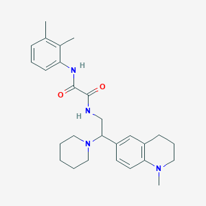 molecular formula C27H36N4O2 B2550937 N1-(2,3-二甲基苯基)-N2-(2-(1-甲基-1,2,3,4-四氢喹啉-6-基)-2-(哌啶-1-基)乙基)草酰胺 CAS No. 921903-05-1