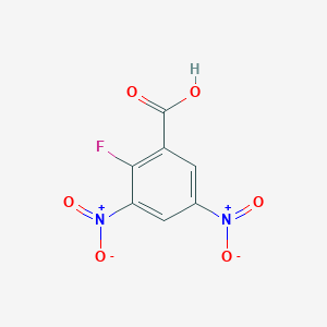 molecular formula C7H3FN2O6 B2550943 2-Fluoro-3,5-dinitrobenzoic acid CAS No. 445-65-8