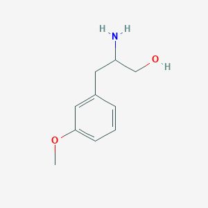 molecular formula C10H15NO2 B2550967 2-Amino-3-(3-methoxyphenyl)propan-1-ol CAS No. 344359-33-7