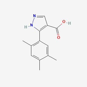 3-(2,4,5-trimethylphenyl)-1H-pyrazole-4-carboxylic acid