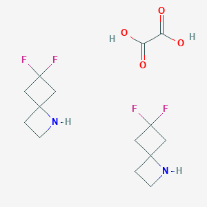 6,6-Difluoro-1-azaspiro[3.3]heptane hemioxalate