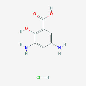 3,5-Diamino-2-hydroxybenzoic acid hydrochloride