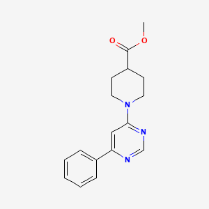 Methyl 1-(6-phenylpyrimidin-4-yl)piperidine-4-carboxylate