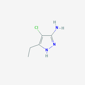 B2551073 4-Chloro-5-ethyl-1H-pyrazol-3-amine CAS No. 110580-33-1
