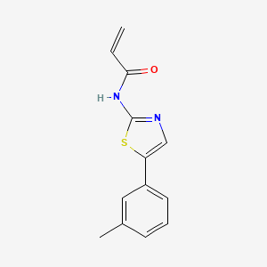 N-[5-(3-Methylphenyl)-1,3-thiazol-2-yl]prop-2-enamide