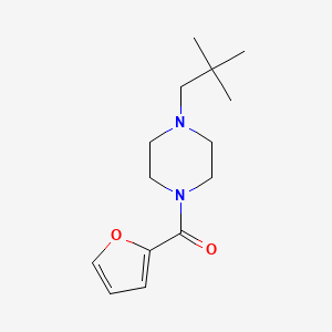 molecular formula C14H22N2O2 B2551107 Furan-2-yl(4-neopentylpiperazin-1-yl)methanone CAS No. 1216784-46-1