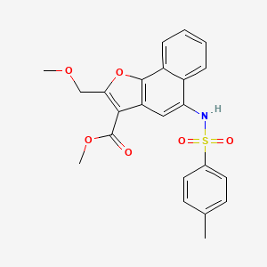 Methyl 2-(methoxymethyl)-5-{[(4-methylphenyl)sulfonyl]amino}naphtho[1,2-b]furan-3-carboxylate