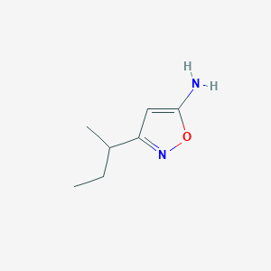 molecular formula C7H12N2O B2551128 5-氨基-3-仲丁基异恶唑 CAS No. 344353-06-6