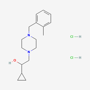 1-Cyclopropyl-2-(4-(2-methylbenzyl)piperazin-1-yl)ethanol dihydrochloride