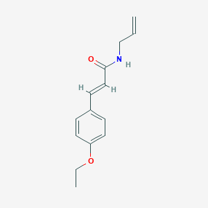 molecular formula C14H17NO2 B255114 N-allyl-3-(4-ethoxyphenyl)acrylamide 