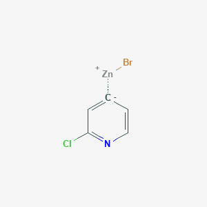 molecular formula C5H3BrClNZn B2551144 2-Chloro-4-pyridylzinc bromide CAS No. 1227940-97-7