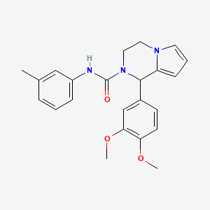 1-(3,4-dimethoxyphenyl)-N-(m-tolyl)-3,4-dihydropyrrolo[1,2-a]pyrazine-2(1H)-carboxamide