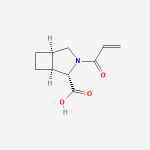 (1S,2S,5R)-3-Prop-2-enoyl-3-azabicyclo[3.2.0]heptane-2-carboxylic acid