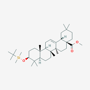 molecular formula C37H64O3Si B2551227 Methyl 10-O-tert-Butyldimethylsilyl-oleanolate CAS No. 197500-50-8