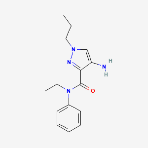 4-Amino-N-ethyl-N-phenyl-1-propyl-1H-pyrazole-3-carboxamide