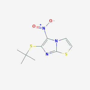 6-(Tert-butylsulfanyl)-5-nitroimidazo[2,1-b][1,3]thiazole