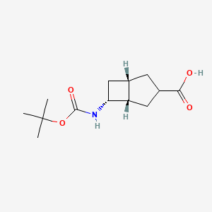 (1S,5S,6R)-6-[(2-Methylpropan-2-yl)oxycarbonylamino]bicyclo[3.2.0]heptane-3-carboxylic acid