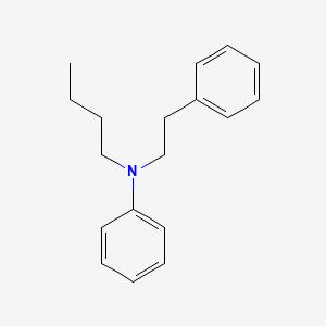 molecular formula C18H23N B2551271 N-butyl-N-phenethylaniline CAS No. 115419-50-6