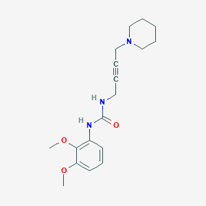 molecular formula C18H25N3O3 B2551292 1-(2,3-Dimethoxyphenyl)-3-(4-(piperidin-1-yl)but-2-yn-1-yl)urea CAS No. 1421584-96-4