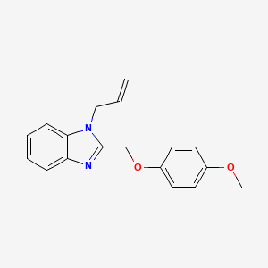 molecular formula C18H18N2O2 B2551312 1-Allyl-2-(4-methoxy-phenoxymethyl)-1H-benzoimidazole CAS No. 380352-20-5