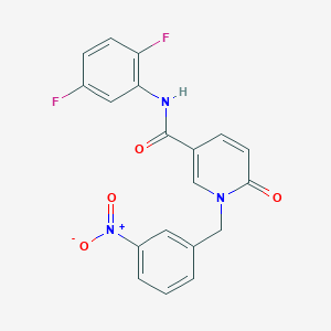 N-(2,5-difluorophenyl)-1-(3-nitrobenzyl)-6-oxo-1,6-dihydropyridine-3-carboxamide