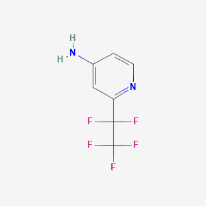 2-(Perfluoroethyl)pyridin-4-amine