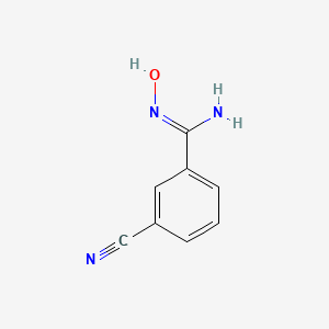 molecular formula C8H7N3O B2551378 3-氰基-N-羟基苯甲酰胺 CAS No. 453565-58-7