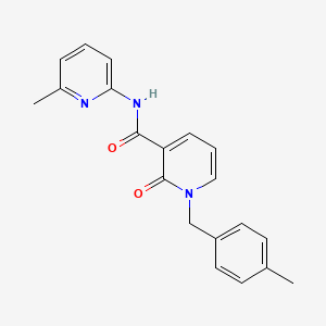 molecular formula C20H19N3O2 B2551386 1-(4-甲基苄基)-N-(6-甲基吡啶-2-基)-2-氧代-1,2-二氢吡啶-3-甲酰胺 CAS No. 899948-13-1