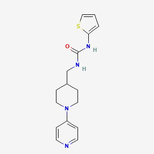 molecular formula C16H20N4OS B2551401 1-((1-(吡啶-4-基)哌啶-4-基)甲基)-3-(噻吩-2-基)脲 CAS No. 2034589-07-4