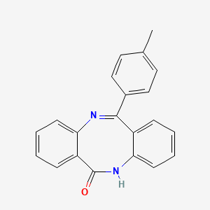 molecular formula C21H16N2O B2551405 11-(4-甲基苯基)-2,10-二氮杂三环[10.4.0.0^{4,9}]十六-1(12),4(9),5,7,10,13,15-庚烯-3-酮 CAS No. 1798341-87-3