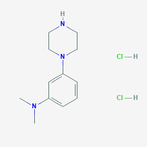 N,N-Dimethyl-3-piperazin-1-ylaniline;dihydrochloride